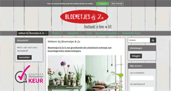 Desktop Screenshot of bloemetjesenzo.nl