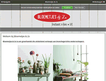 Tablet Screenshot of bloemetjesenzo.nl